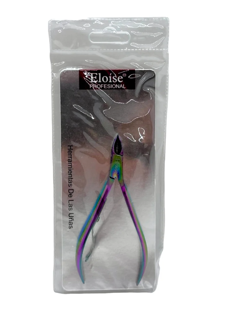 Alicate corta cutículas holográfico eloise 8712C