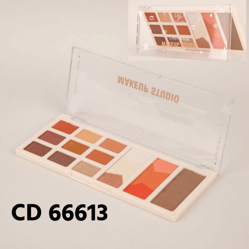 PALETA DE SOMBRAS, ILUMINADOR Y RUBOR CITY GIRL 66613