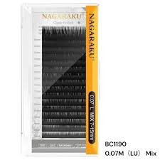 EXTENSIONES DE PESTAÑAS NAGARAKU 0.07M (LU) MIX BC1190