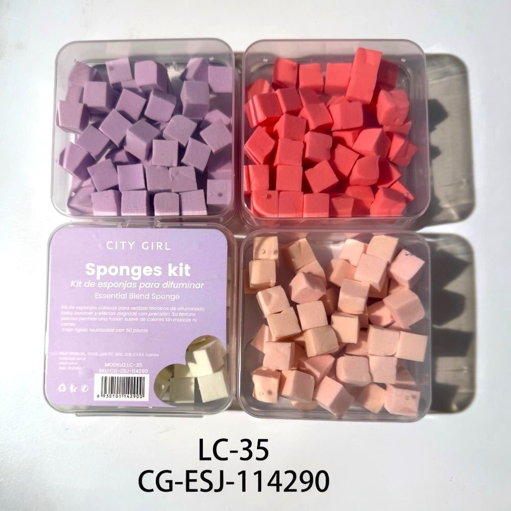 Kit de esponjas para difuminar - CITY GIRL - LC-35/42900 -