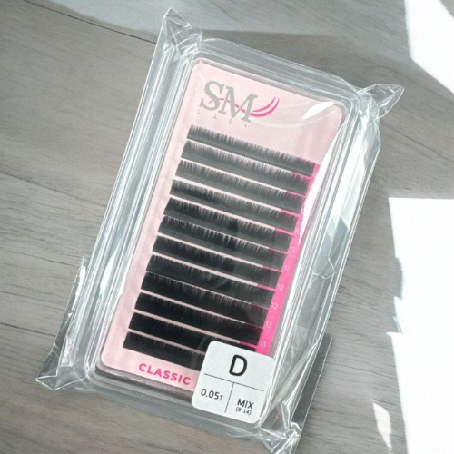 EXTENSIONES DE PESTAÑAS CLASICAS SM 0.07D MIX