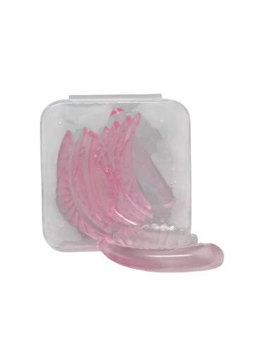 Bigudíes anatómicos sirena Rosa Curva c