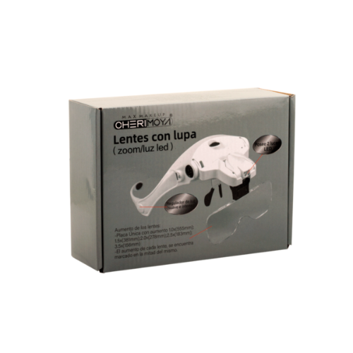 LENTE CON LUPA Y LUZ LED CHERIMOYA 017034