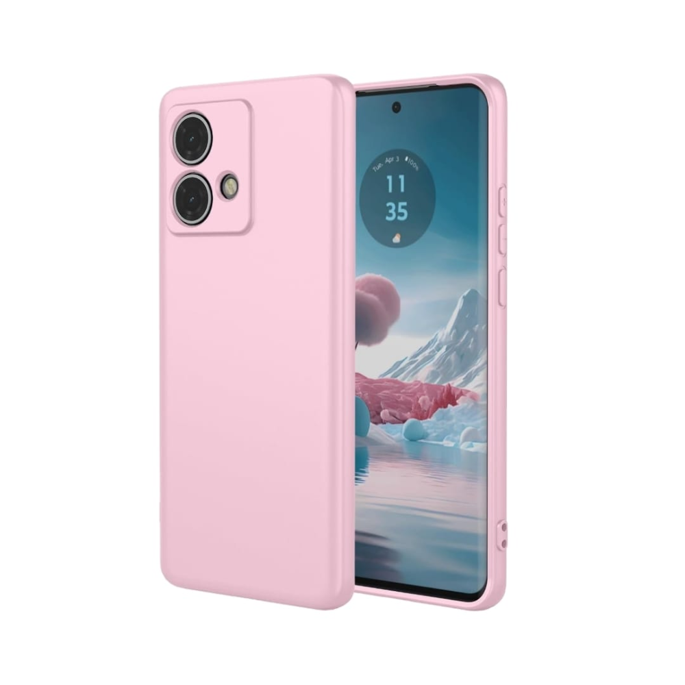 Estuche Case Protector Silicon Motorola Edge 40 Neo Pink