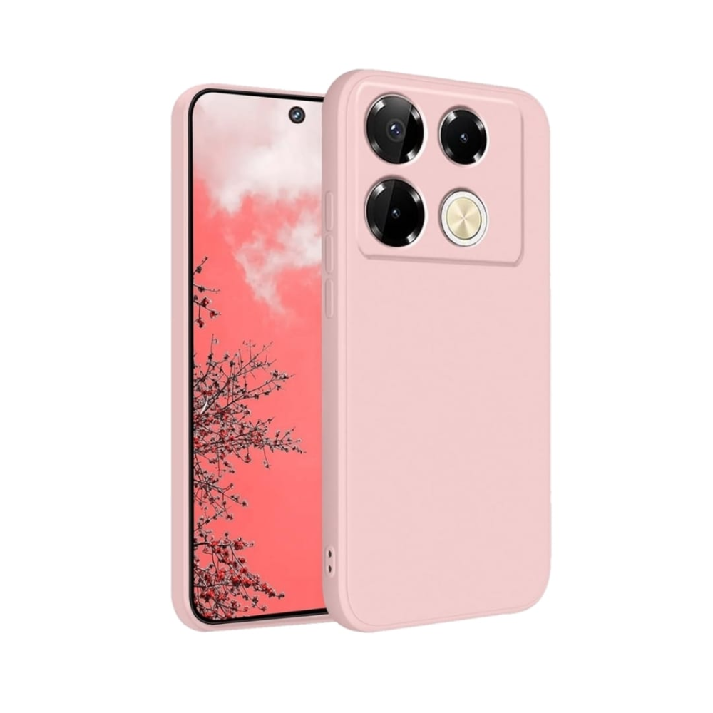 Estuche Case Protector Silicon Infinix Note 40 Pro 4G Pink
