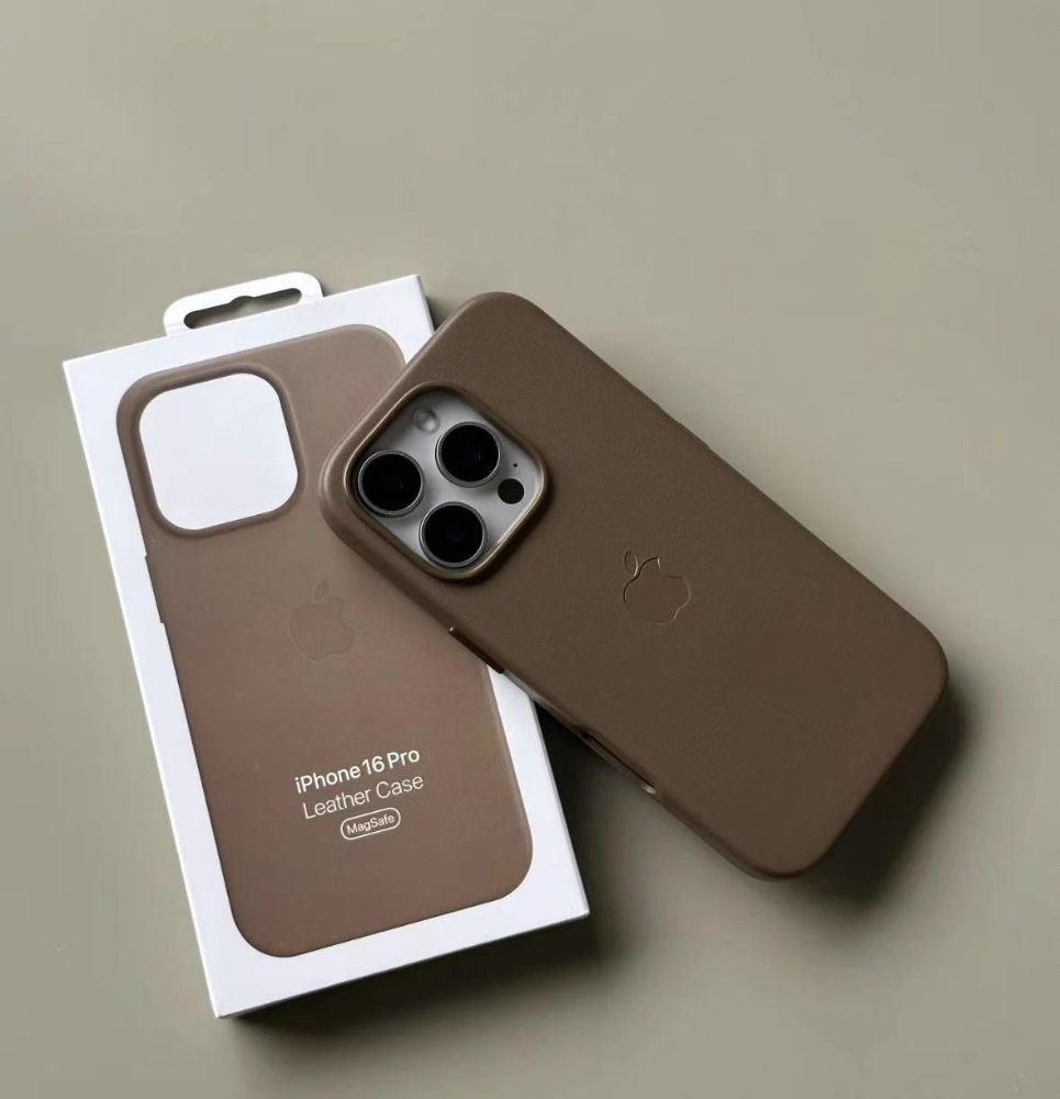 Funda Leather Case iPhone 16