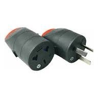 FICHA HEMBRA 3 PATAS 10AMP NEGRA