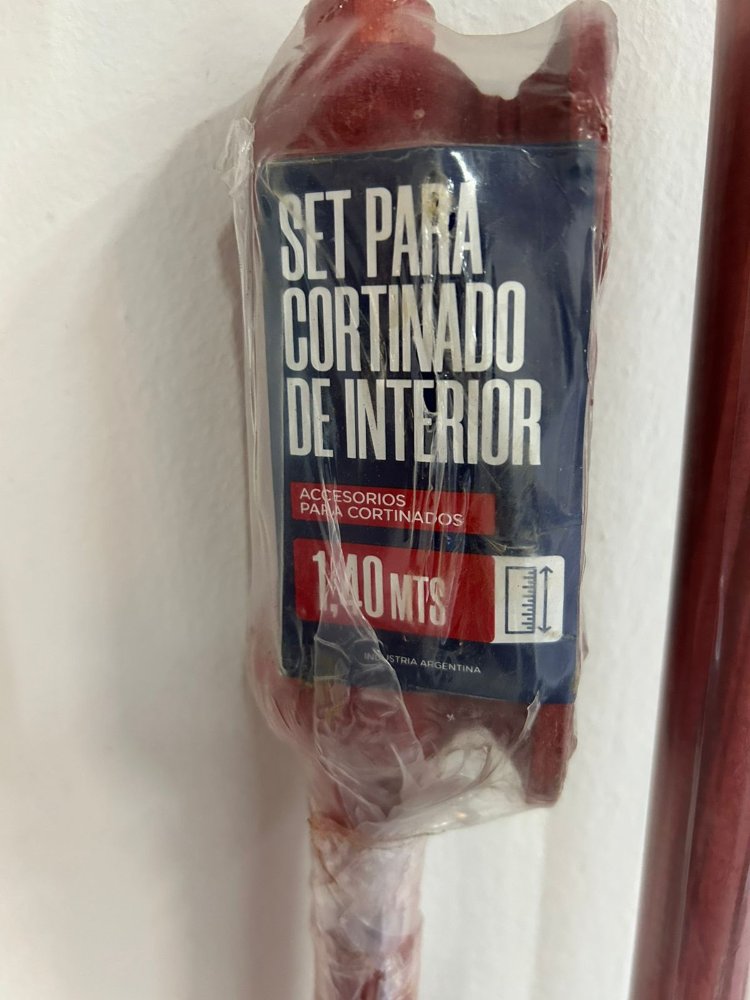 BARRAL P/ CORTINA DE MADERA X1.40 MTS