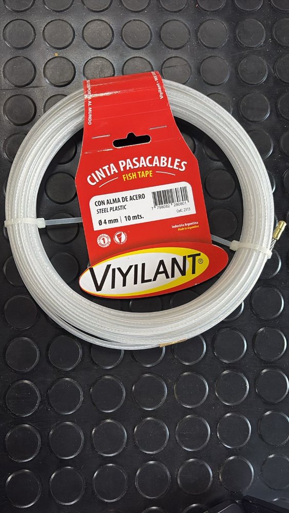 CINTA PASA CABLE ACERO10MT