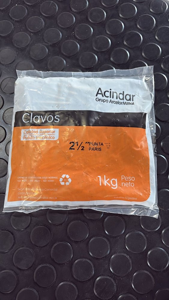 CLAVO PUNTA PARIS 2 1/2"
