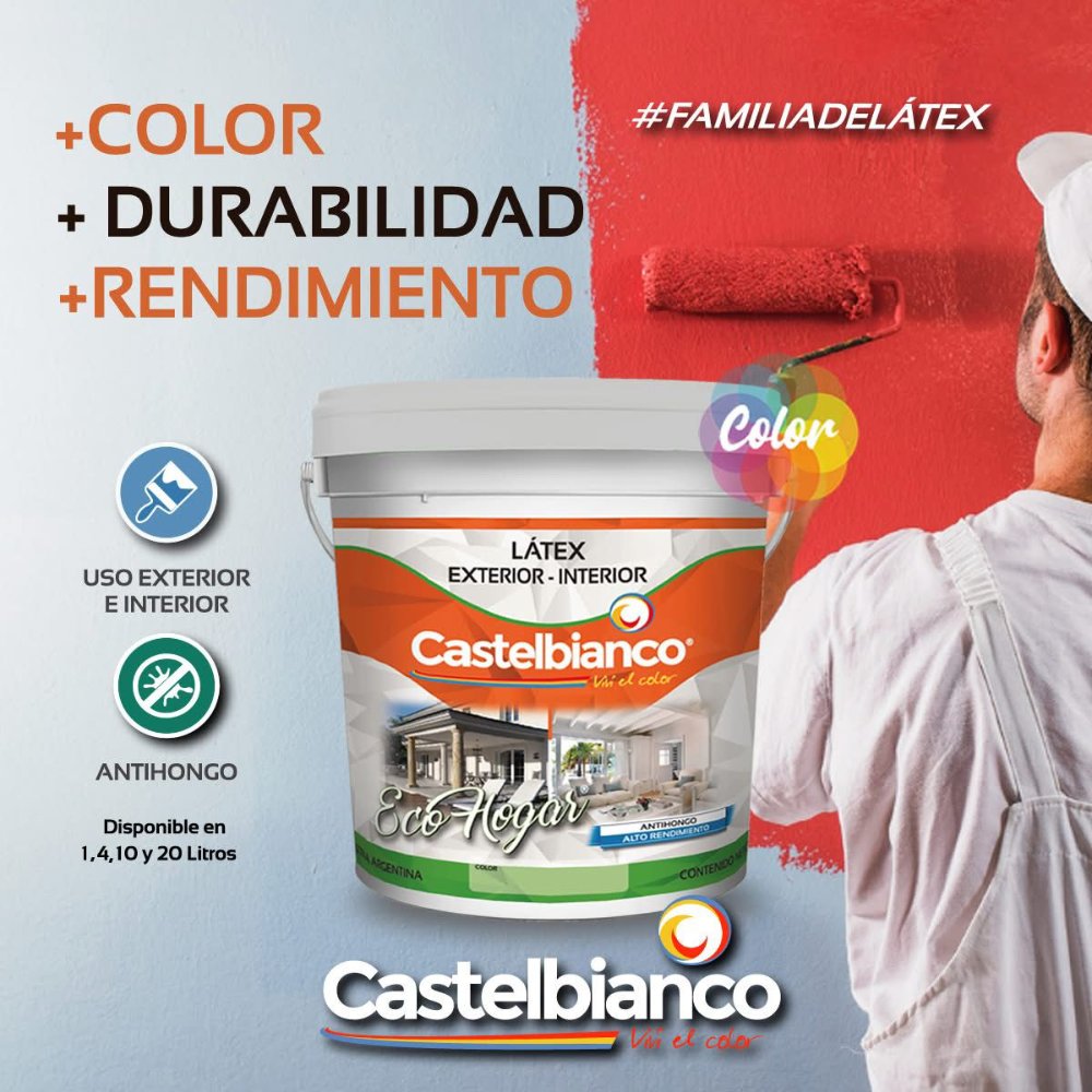 LATEX COLOR 4LT GRIS CEMENTO