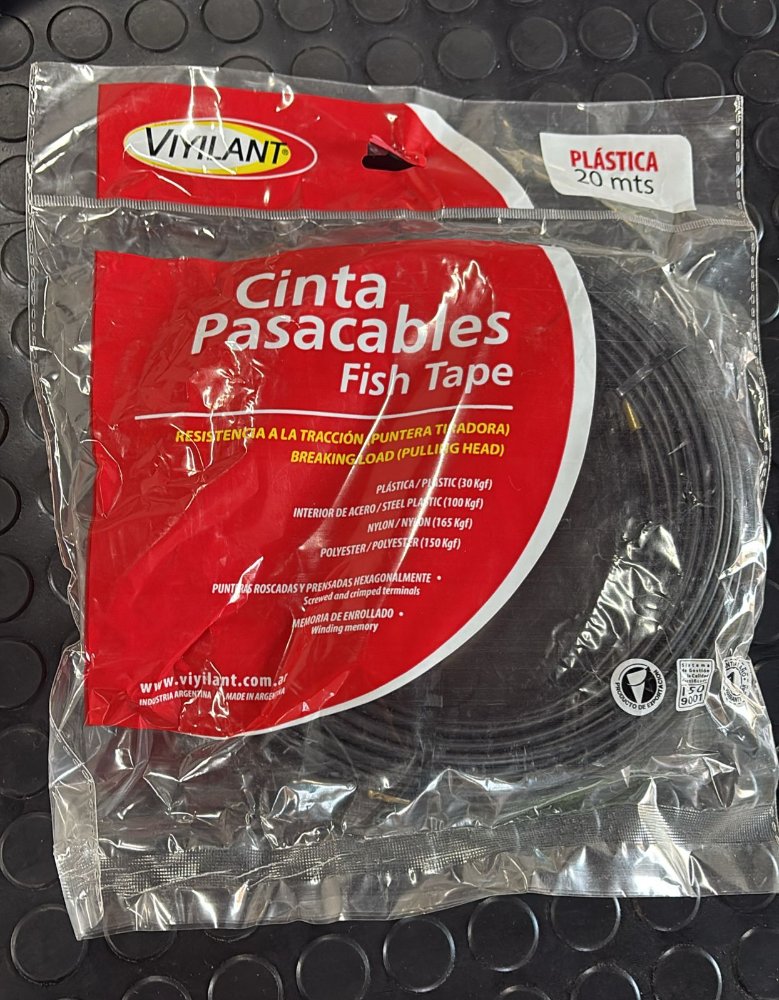 CINTA PASA CABLE PLASTICA 20MT