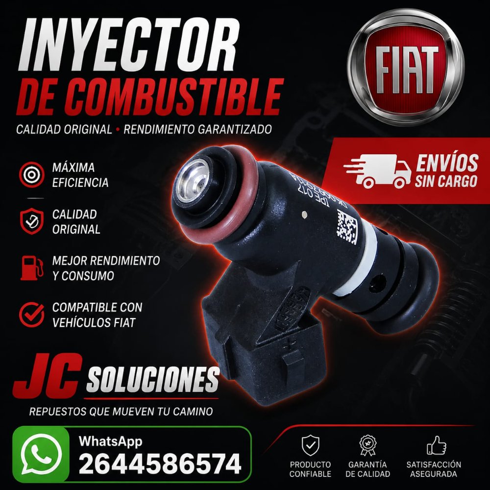 Inyector de combustible Fiat  #FI-55227802