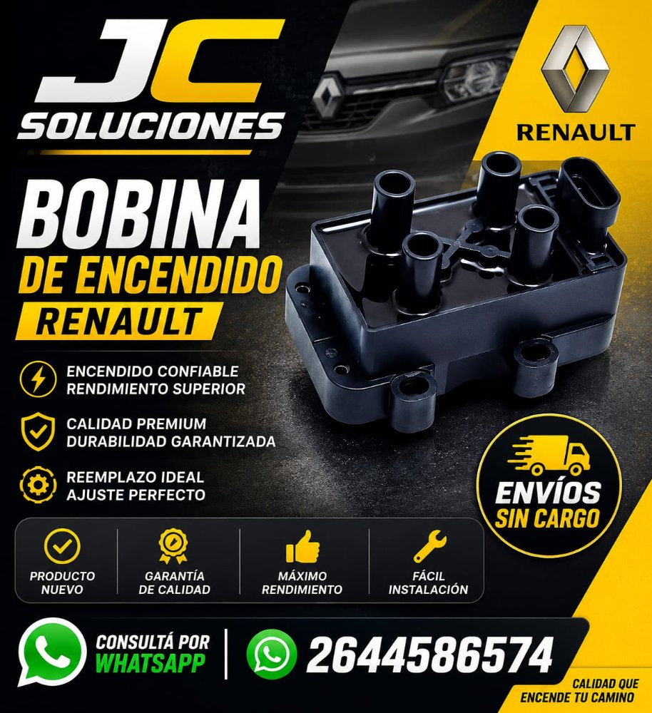 Bobina de encendido Renault  #MDR11416