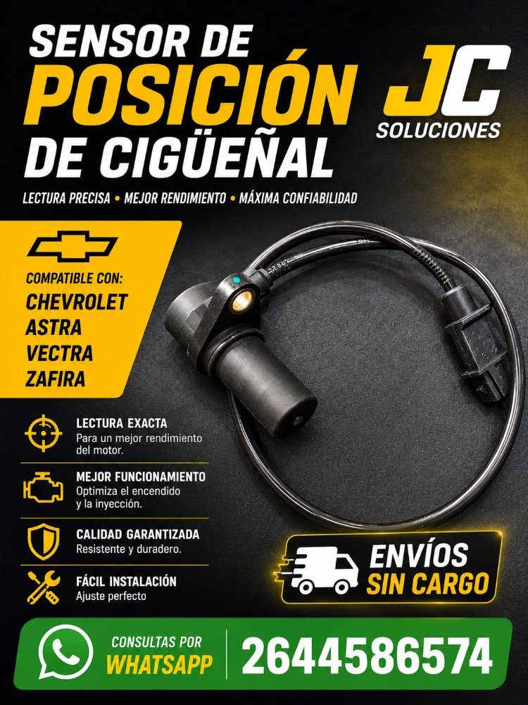 Sensor posicion cigueñal chevrolet Astra / Vectra / Zafira #SNC002138