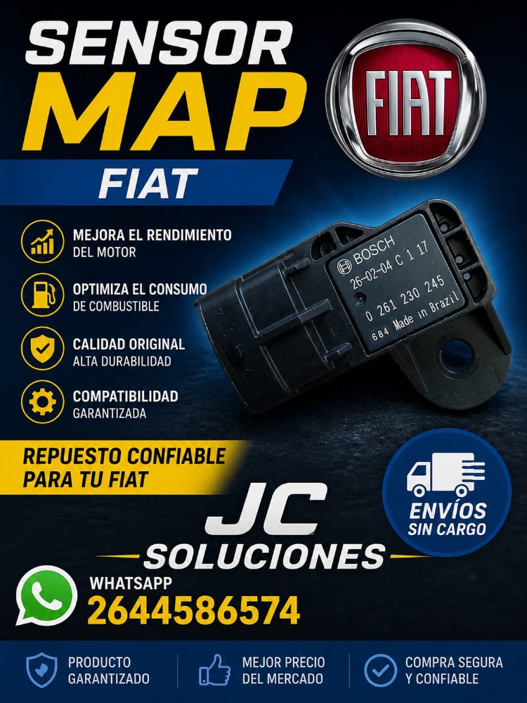 Sensor MAP Fiat #0261230245