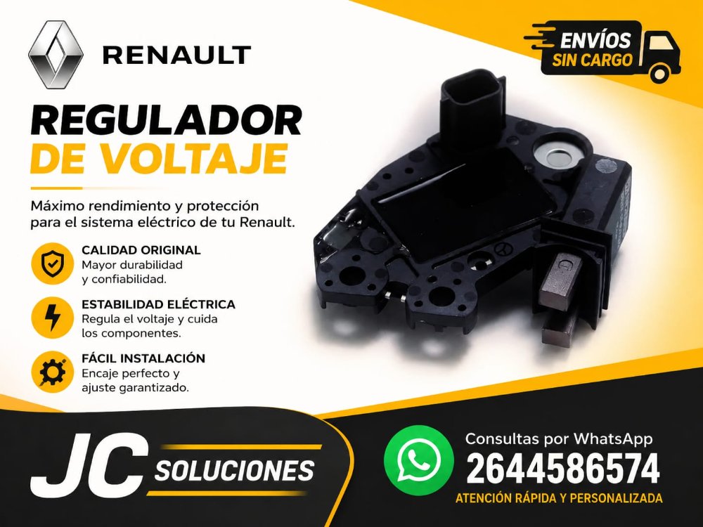 Regulador de voltaje Renault  #RNV595253