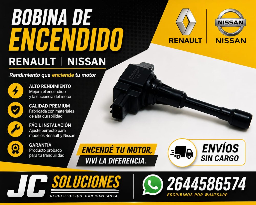 Bobina de encendido Renault / Nissan  #BIN2SE088
