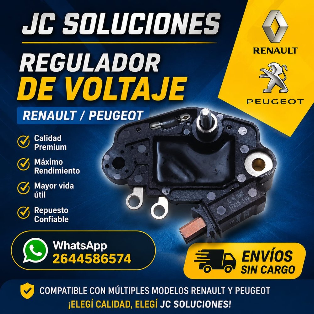 Reguledor de voltaje Renault / Peugeot #RNV593290