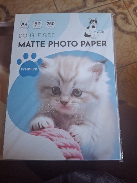 Papel  250 fotografico matte doble cara A4 250g