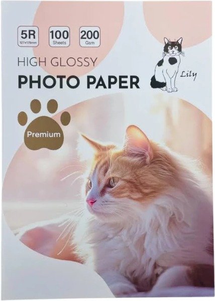 Papel fotografico glossy 5R 200g