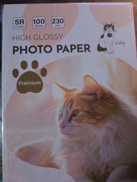 Papel fotografico glossy 5R 230g