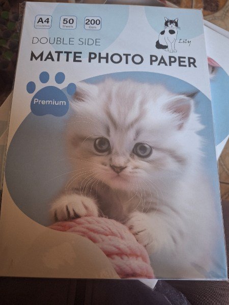 Papel fotografico 200 matte doble cara A4 200g