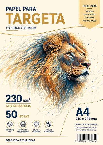 Papel para tarjetas 230g