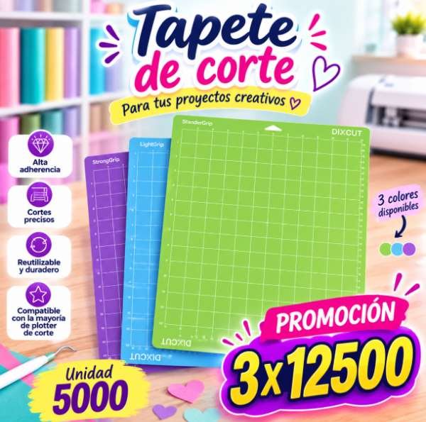 TAPETE  DE 3  UNIDADES