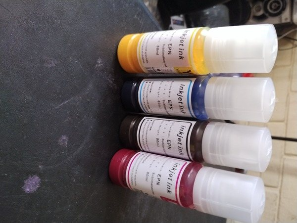 tinta set  4 colores sublimación
