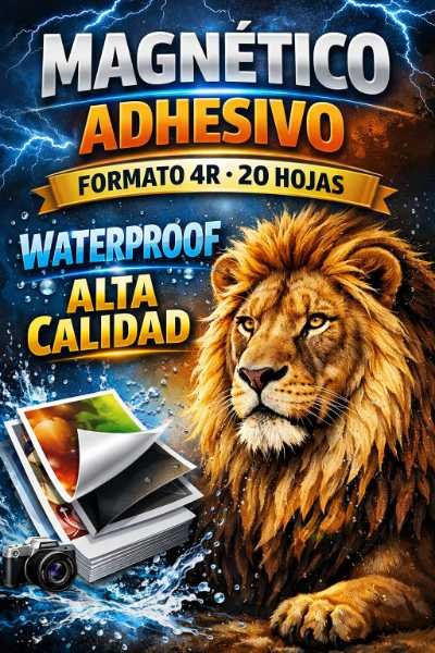 IMAN  ADHESIVO 4R 20 HOJAS