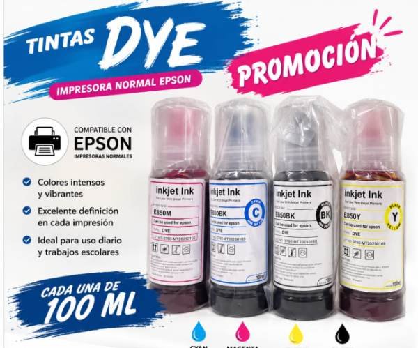 tintas dye set  epson