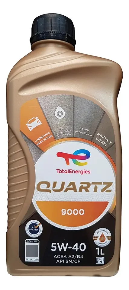 otalEnergies Quartz Sintetico 9000 5w-40 X 1l