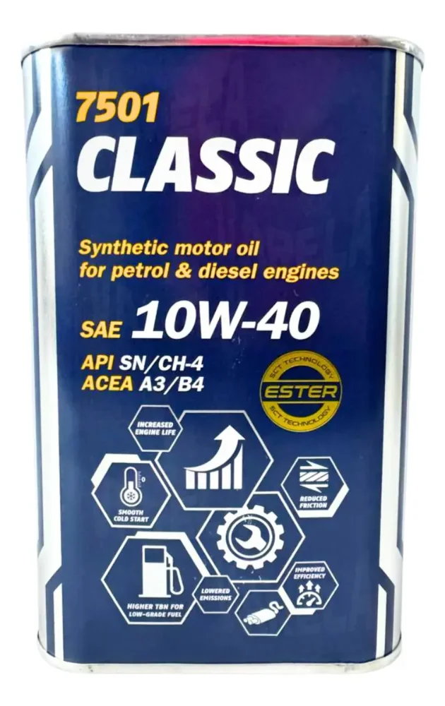 Aceite Mannol classic 10W40 semi sintetico 1lt
