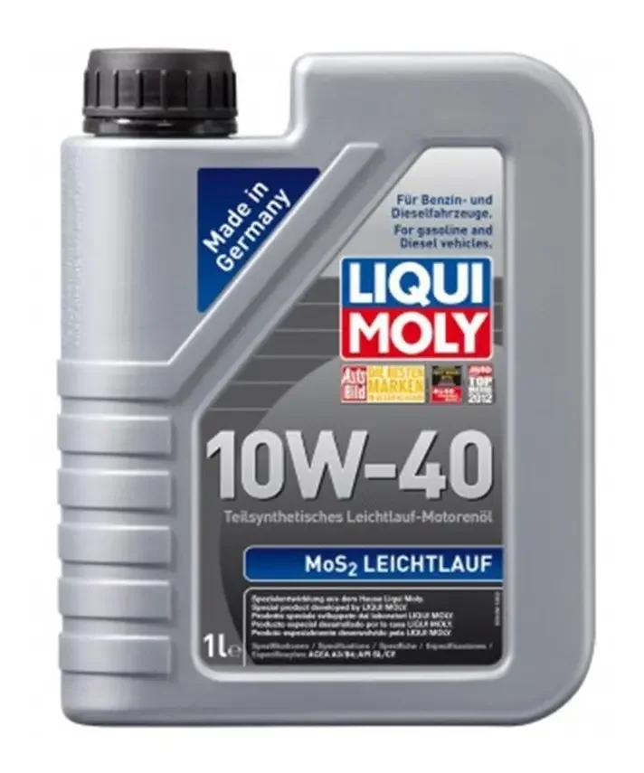 Liqui Moly MoS2 Leichtlauf Aceite Para Motor Semi-sintético 10W-40 Para Auto/Camioneta 1 Unidad 1L