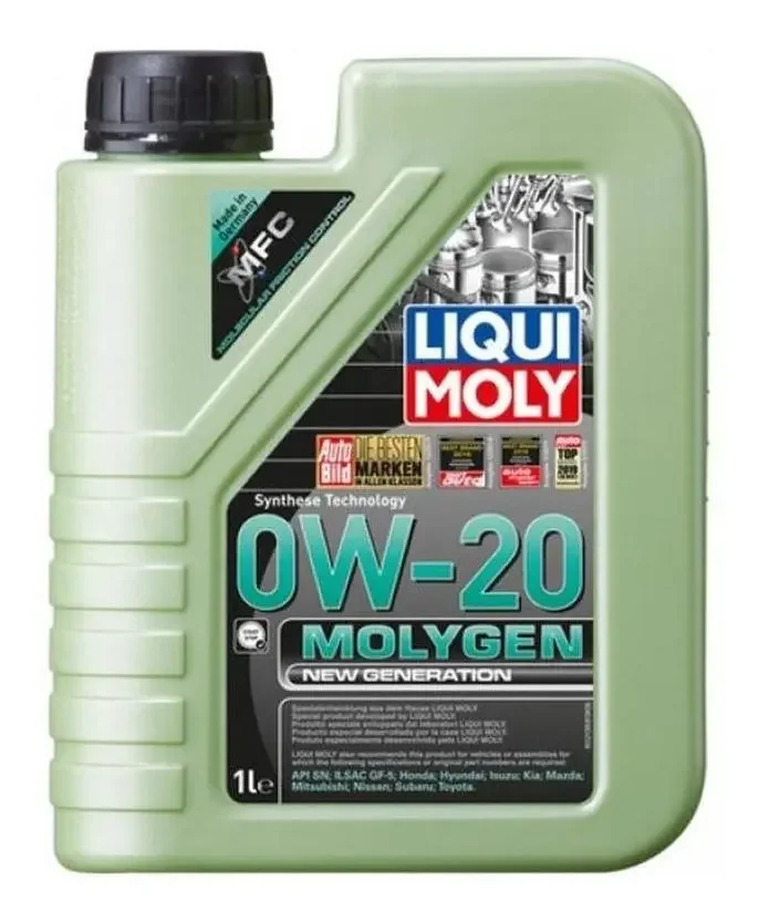 Aceite para motor Liqui Moly sintético 0-w20 para auto/camioneta de 1 unidad x 1L