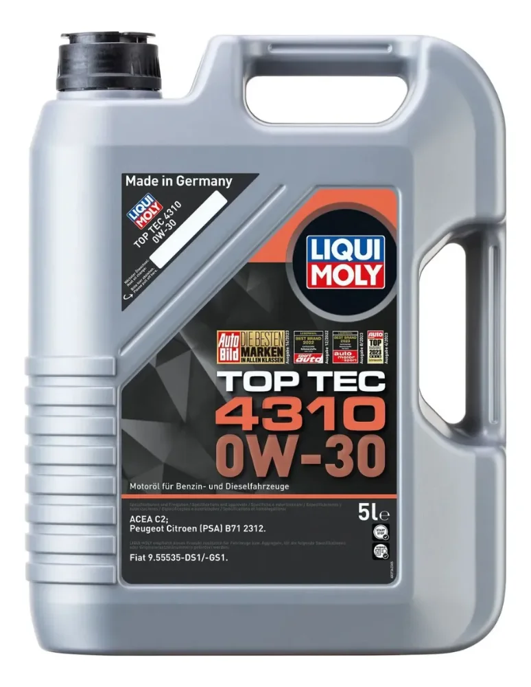 Aceite De Motor Top Tec 4310 0w30 Liqui Moly 5lts