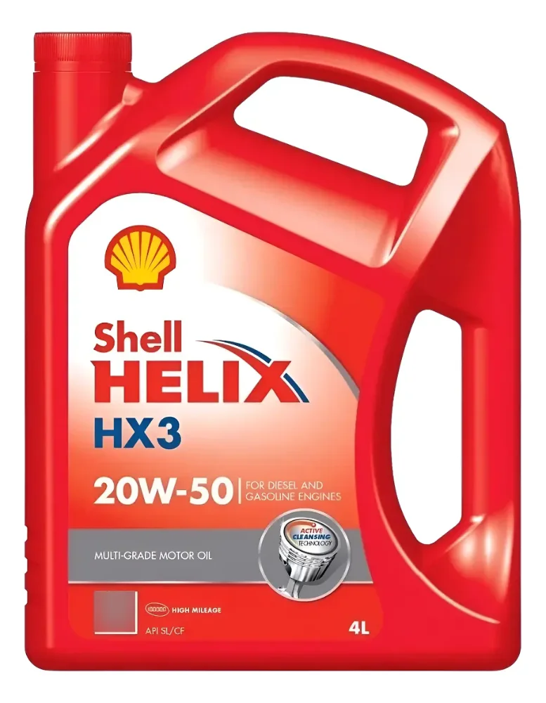 Aceite Shell Helix Hx3 20w50 4 Litros