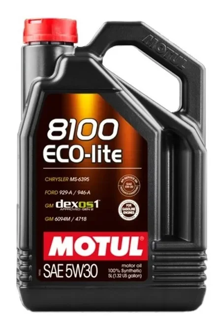 Aceite Motul 8100 Eco-lite 5w30 X5lt