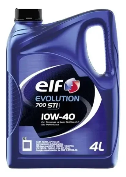 Aceite Elf Evolution 700sti 10w40 X 4 Lts