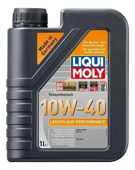 Aceite Liqui Moly 10w40 Semisintetico Leichtlauf Performance 1 Litro