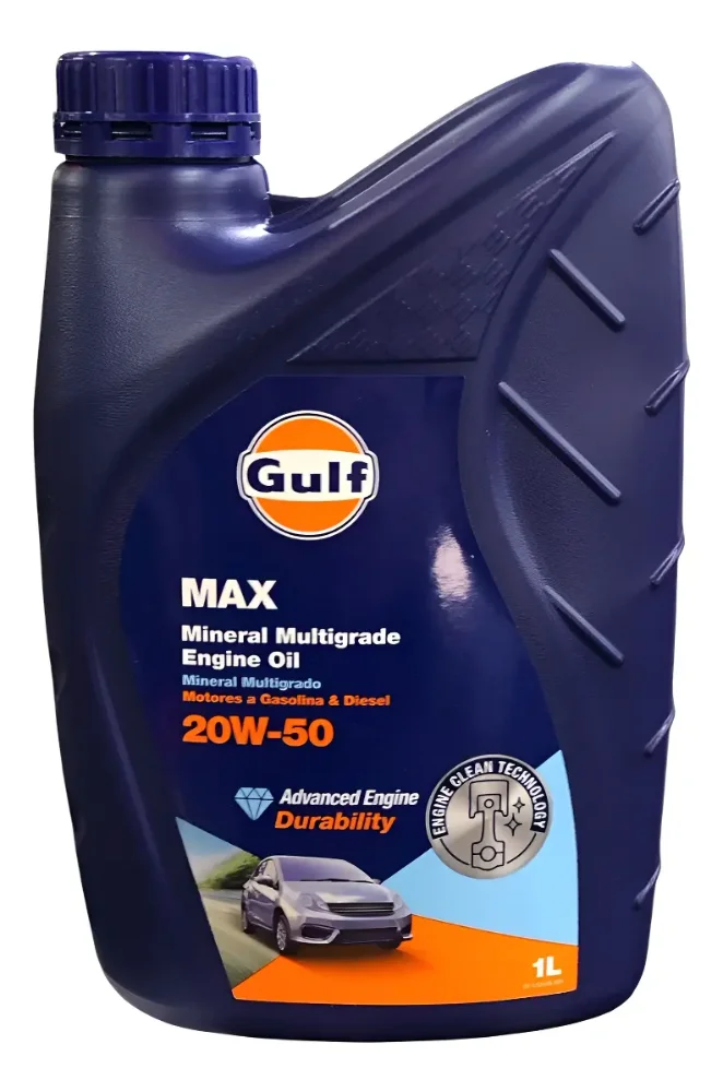 Aceite Gulf Mineral Max 20w-50 1 Litro