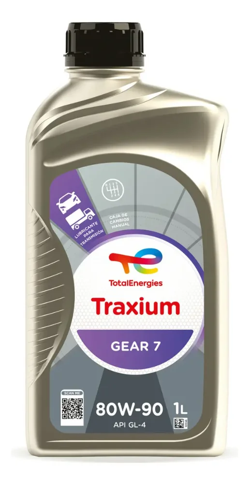 Aceite De Transmisión Total Traxium Gear 7 80w90 1 Litro