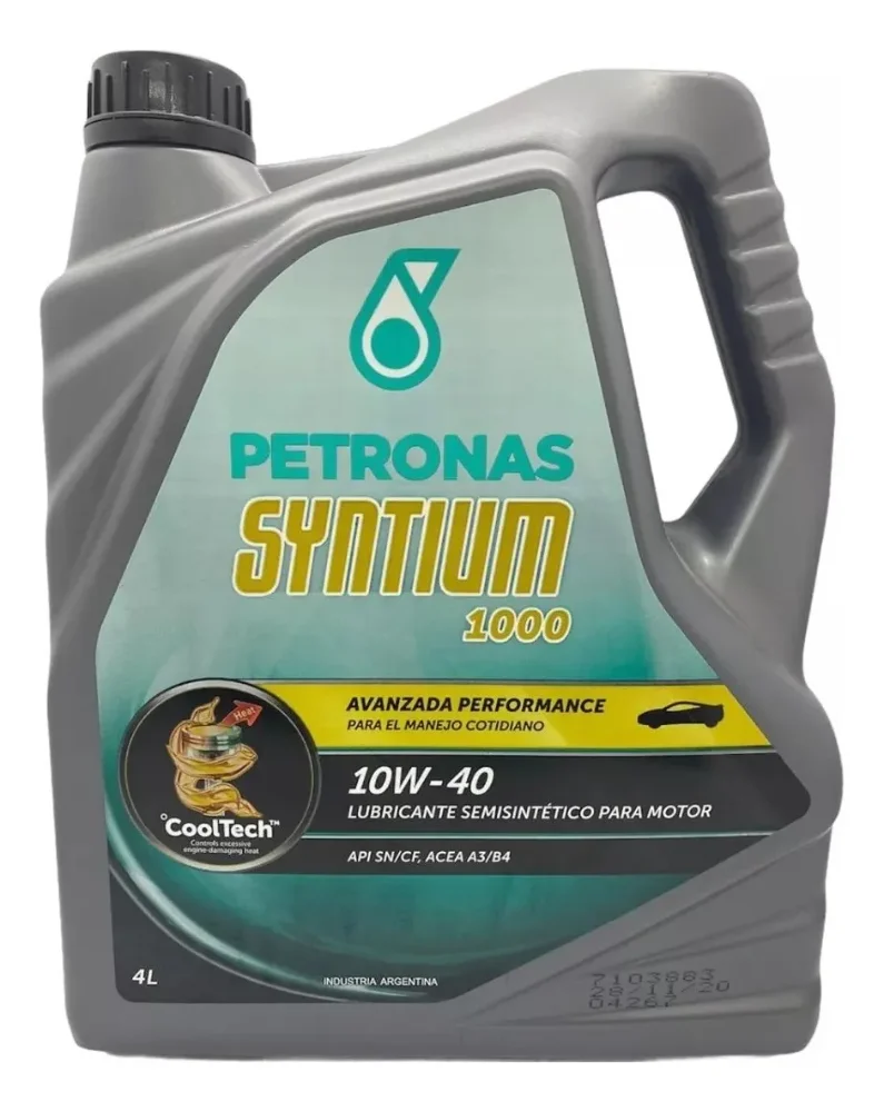 Aceite Petronas Syntium 1000 10w40 4 Litros