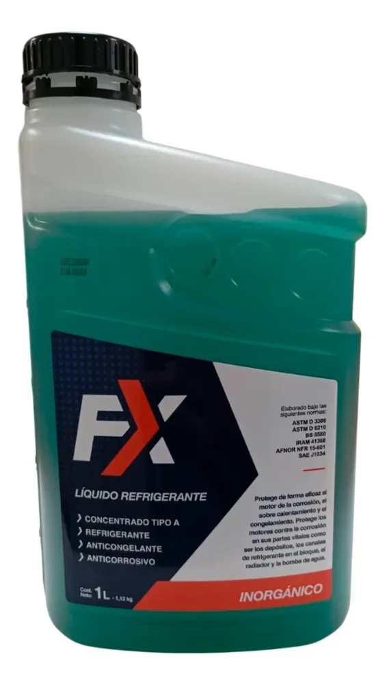Liquido Refrigerante Concentrado Color Verde 1 Litr