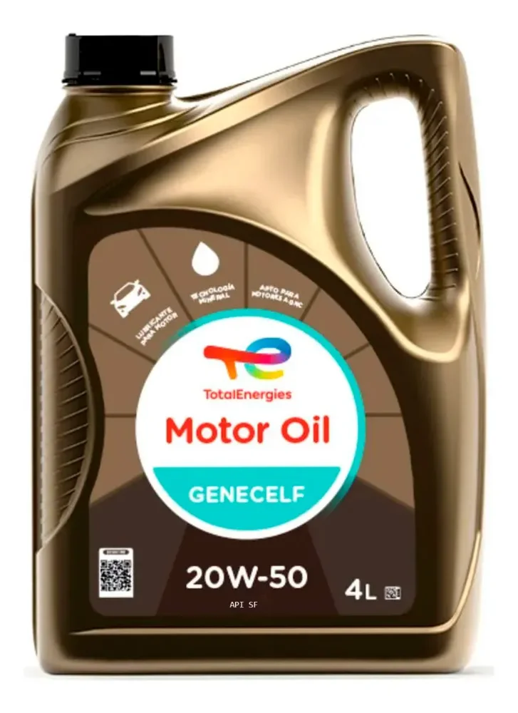 Aceite Lubricante Multigrado Total Genecelf 20w50 4 Litros