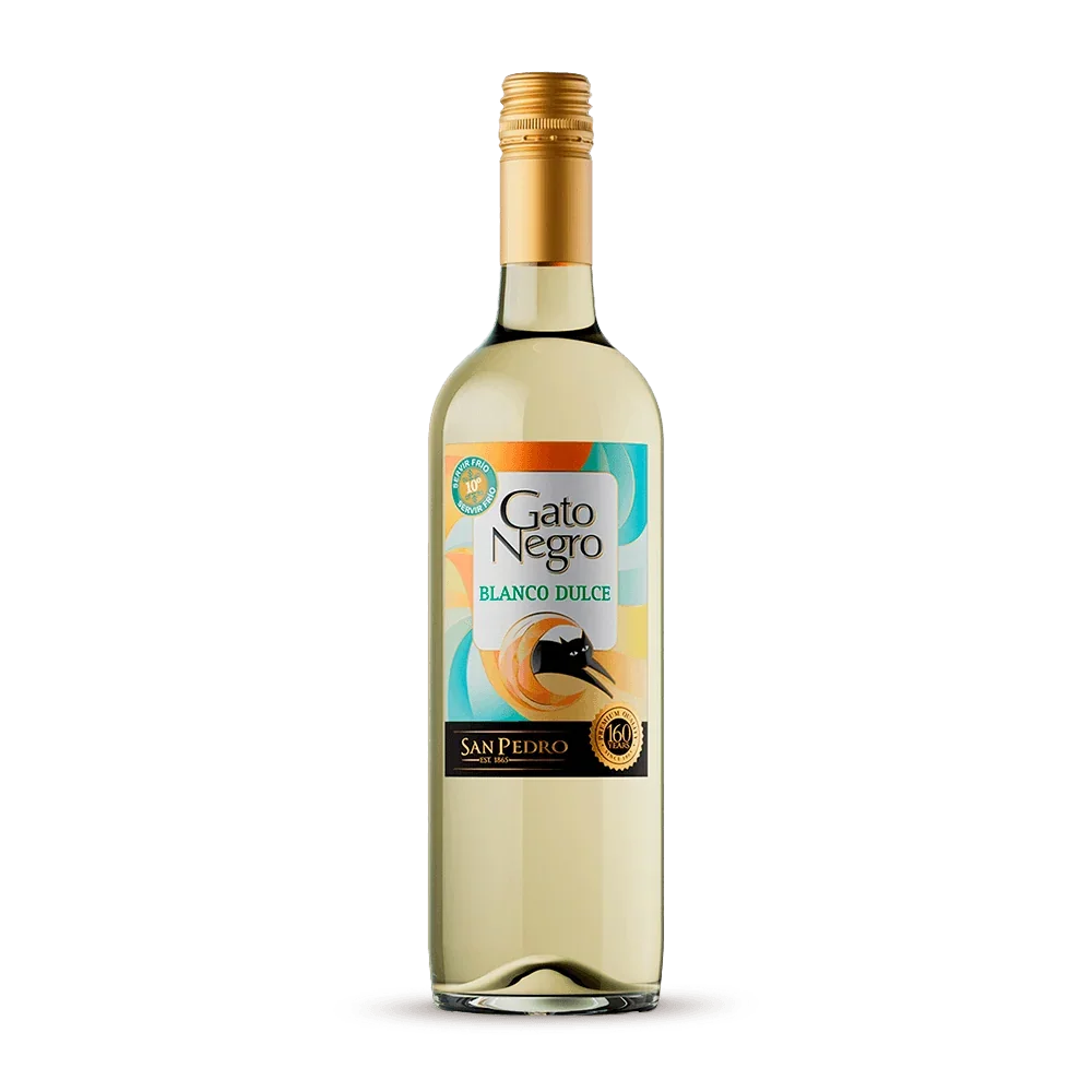 GATO NEGRO BLANCO DULCE 750ML