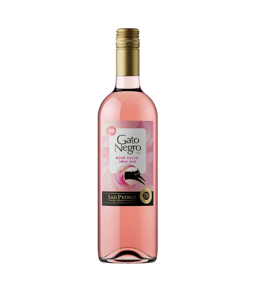 GATO NEGRO ROSE DULCE 750ML