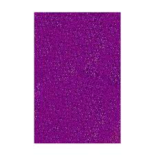 Foamy 1/8 Escarchado Morado Paquete x 10uni