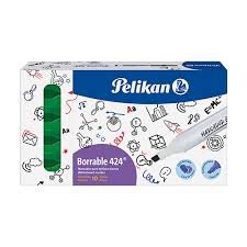 Marcador Borrable Pelikan Verde 426 Caja x 10